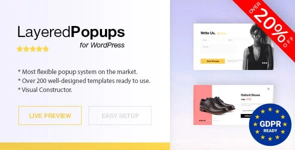 افزونه Layered Popups