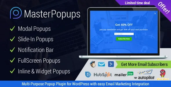 افزونه Master Popups