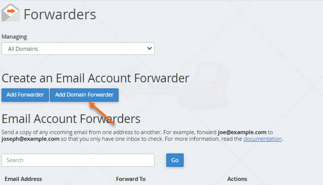 ساختن دومین فورواردر در سی پنل