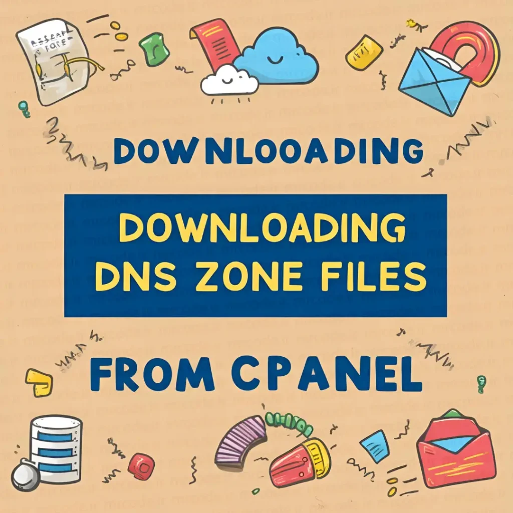 دانلود فایل DNS Zone دامنه دلخواه در cPanel